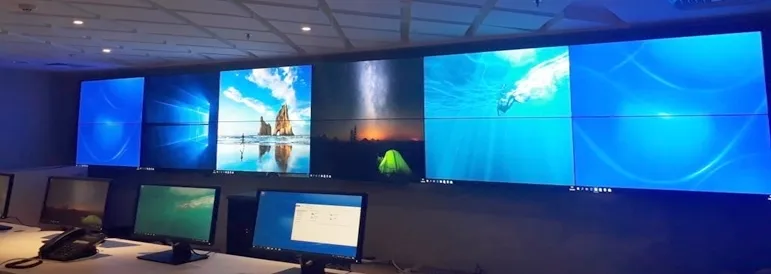 Video Wall di Mal Pelayanan Publik Jakarta