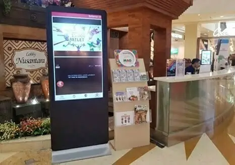 Kiosk Digital Signage Banner Mall Artha Gading Jakarta Utara