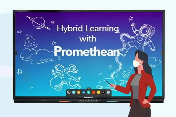 Pembelajaran Hybrid Learning dengan Menggunakan Promethean Interactive Smartboard