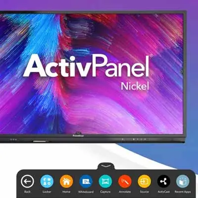 ActivPanel Nickel Papan Tulis Interaktif Elektronik dari Promethean