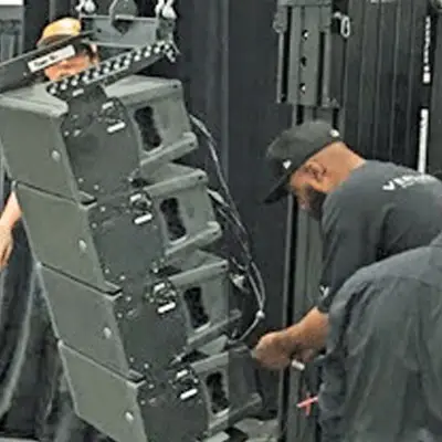 Maintenance Speaker Line Array