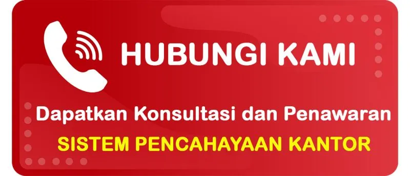 Tombol Konsultasi dan Penawaran Sistem Pencahayaan Kantor dari Indovisual