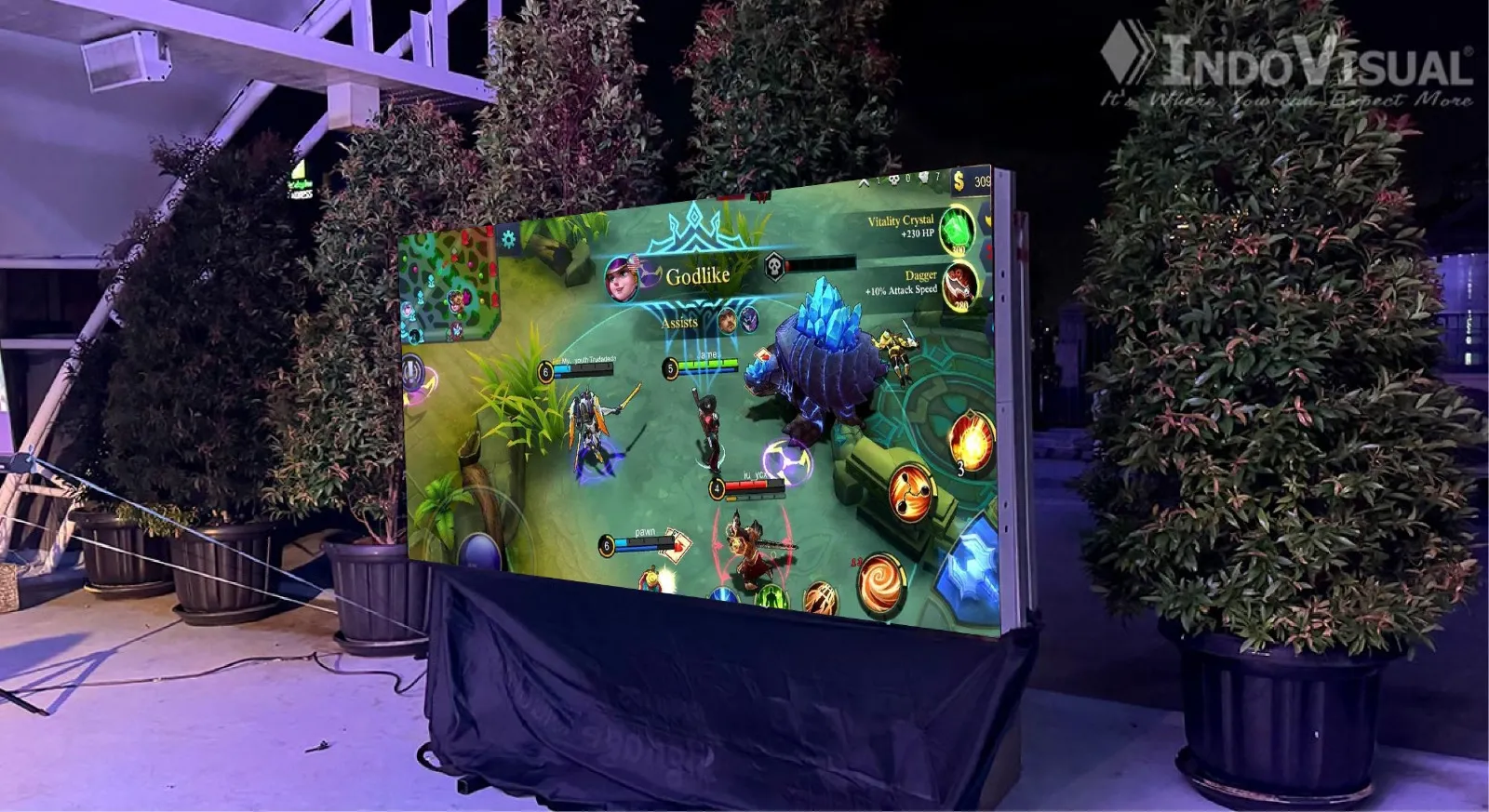 LED Sebagai Media Visual untuk Turnamen Mobile Legend