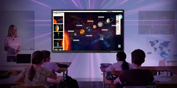 Presentasi dan Belajar Mengajar Menggunakan Interactive Flat Panel dari Promethean