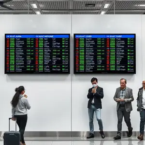 Penerapan Video Wall 55 Inch untuk Display Informasi di Sebuah Bandara