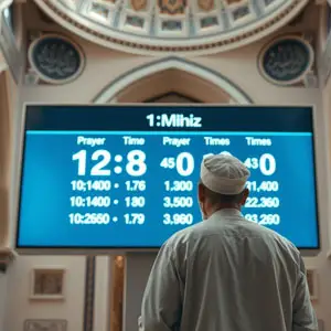 Penggunaan Digital Signage Masjid untuk Papan Informasi Jadwal Sholat dan Kegiatan Masjid Lainnya